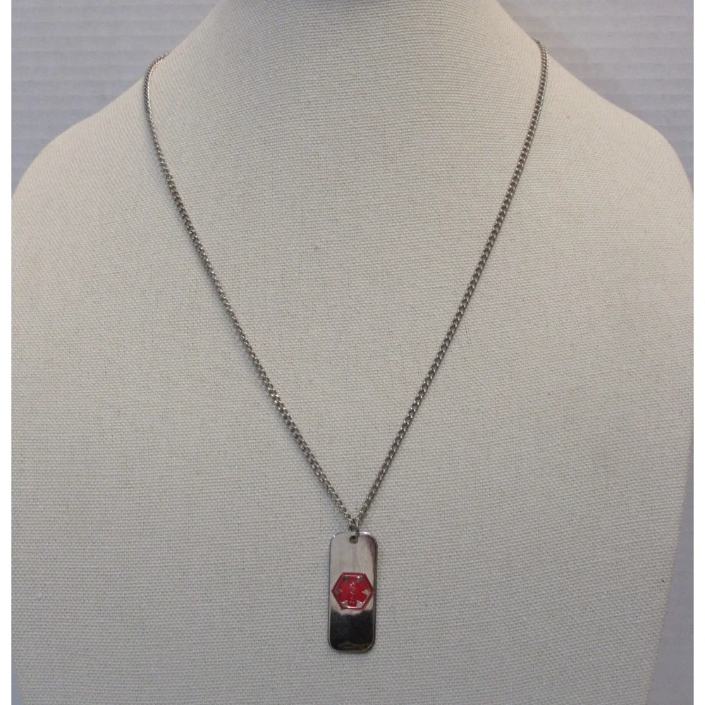 Necklace‎ Medical Alert Pendant Safety